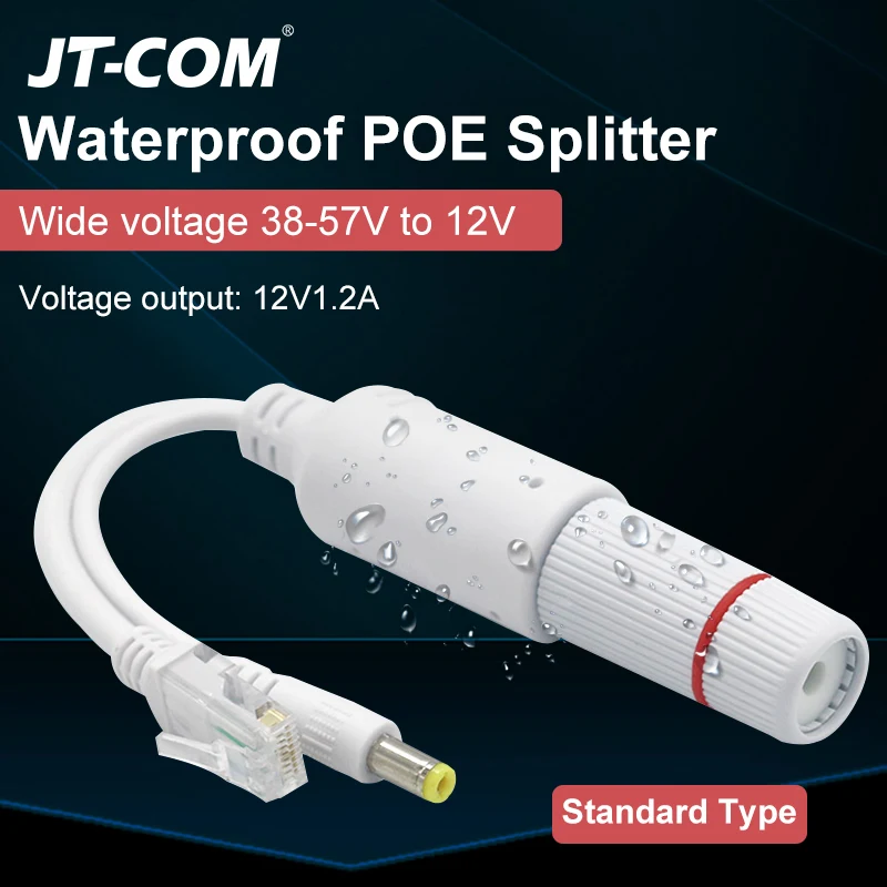 48V to 12V POE Splitter for IP Camera, poe extender tool
