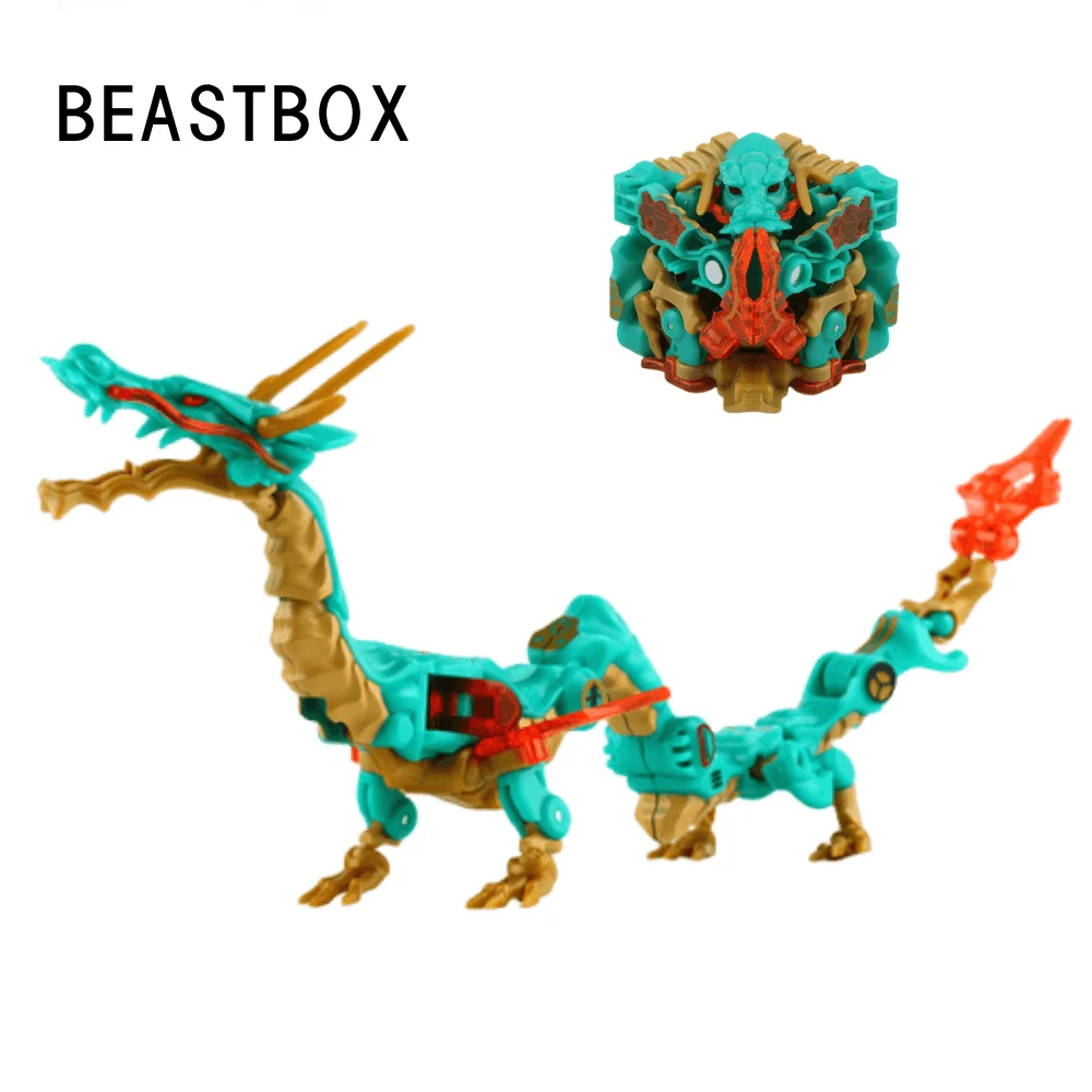 

Original Genuine Beastbox Series Of Chinese Dragon Qinglong Deformation Assembled Model Anime Figure Tide Play Mecha Hand Do