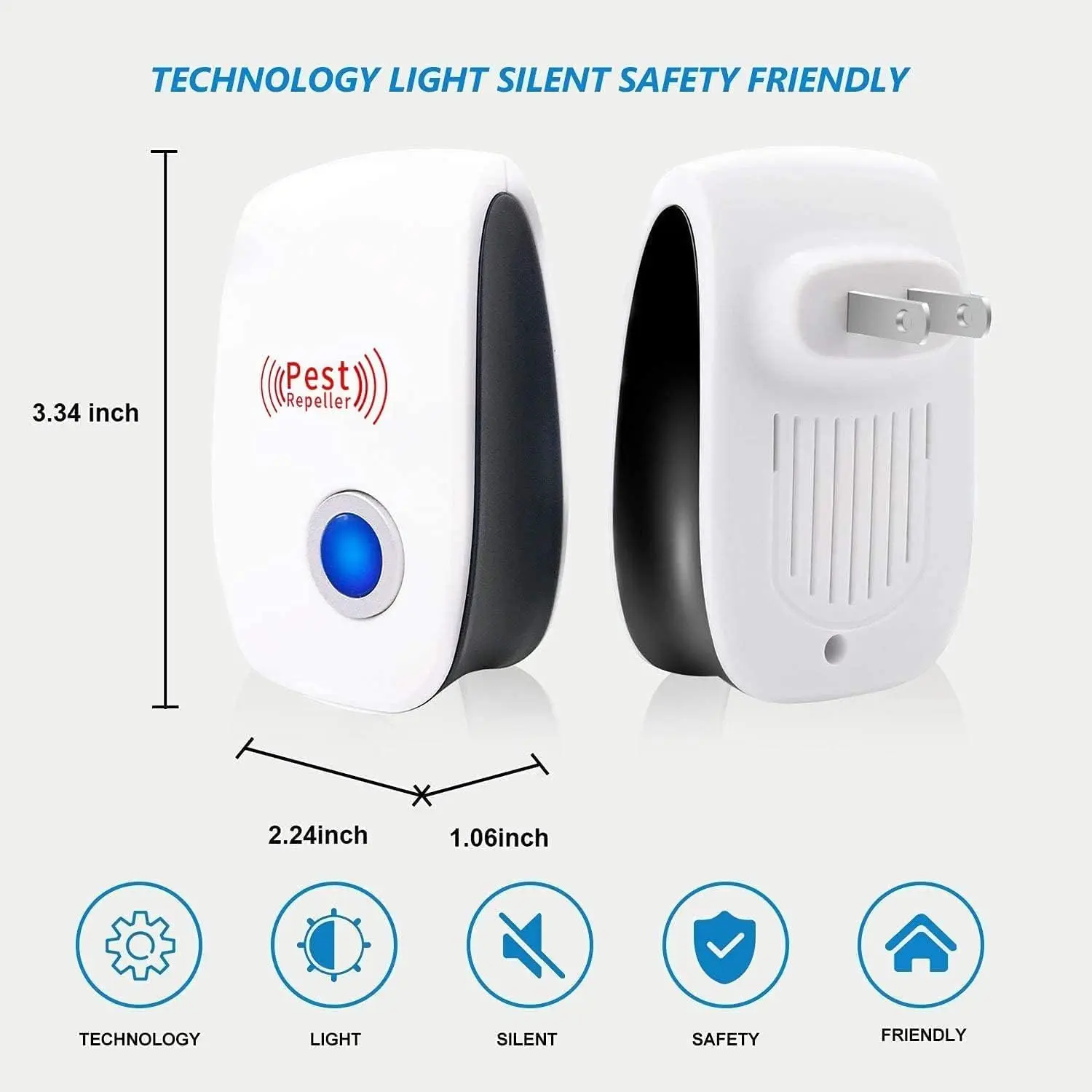 Ultrasonic Pest Repeller Plug Indoor