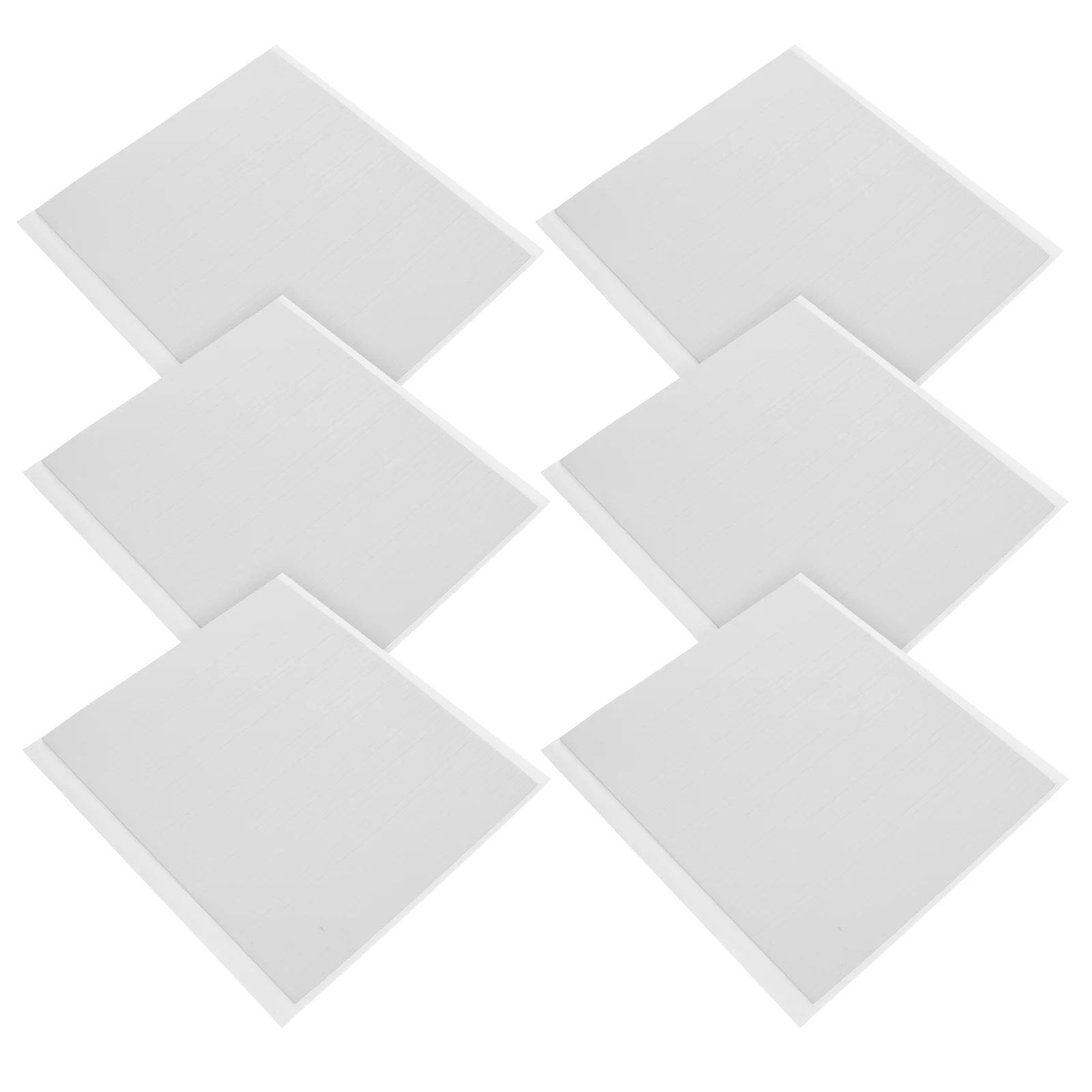

6 Sheets Self Adhesive Foam Strip Double Sided Tapes Pipeline Eva Strips Sticky