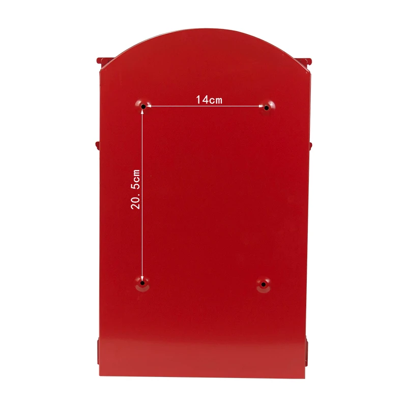 Wall Mounted Mailbox Locking Mailbox Wall Mount Locking Mailbox Vintage Lockable Metal Mailboxe Large Capacity Postbox Security Mail Letter Post Box Outdoor Mail Box