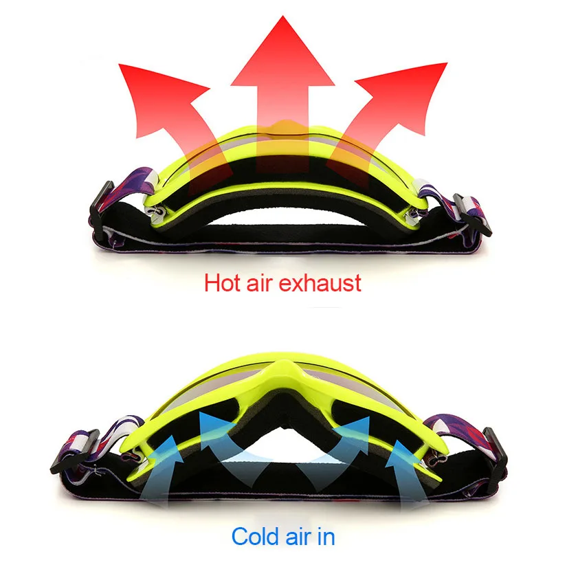 JSJM 2024 Kids Ski Goggles Double Layers Anti-Fog UV400 Ski Glasses Snow Snowboard Goggles Children Winter Ski Eyewear Age 3-12 3