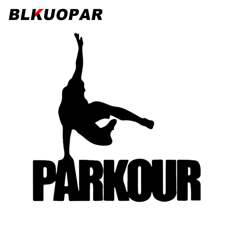 

BLKUOPAR Parkour, спортивный рисунок, фотовиниловая наклейка, водонепроницаемый высеченный шлем, украшение для мотоцикла и автомобиля