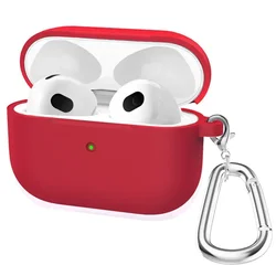 Premium Silicone Protective Earphone Case - Airpods 3 (Red 18)
