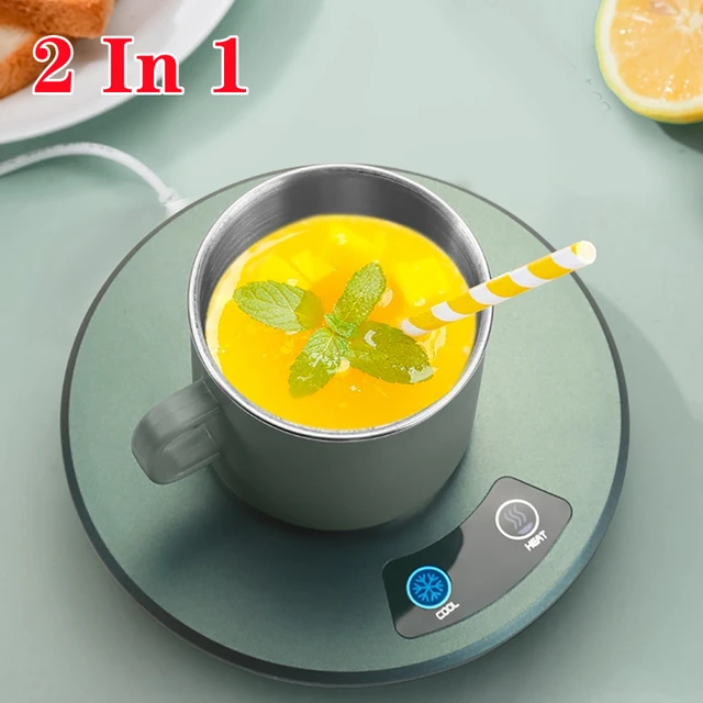 2 In 1 Cup Cooler Quick Coffee Mug Warmer Auto Cup Drink Holder For Camping  Travel