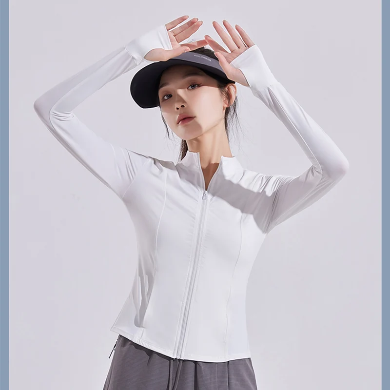 Women's Cycling Jacket SPF 50+ Sun Sunscreen Long Sleeve sports jacket women sports jacket sunscreen coat