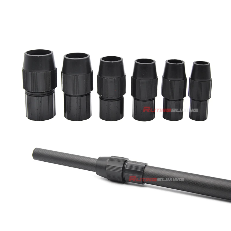 Plastic Telescopic Tube Connector Dip Net Pole Telescoping Pipe Twist