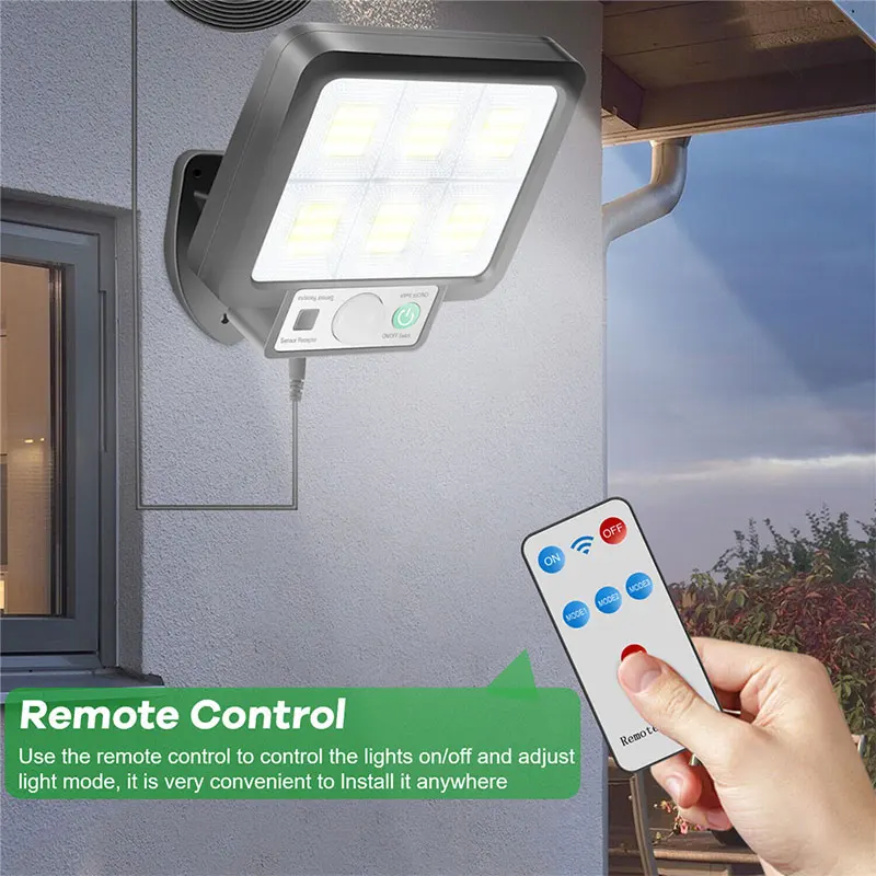 Solar lamp LED Solar Split Wall Lamp Motion Sensor Sunlight Light 3 Mode Outdoor Waterproof Emergency Street Garden Security Decor Lamp