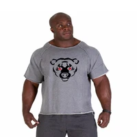 T-shirt graphique vintage respirant pour hommes, haut à manches courtes, vêtements de fitness, chemises en coton, nouveau 4