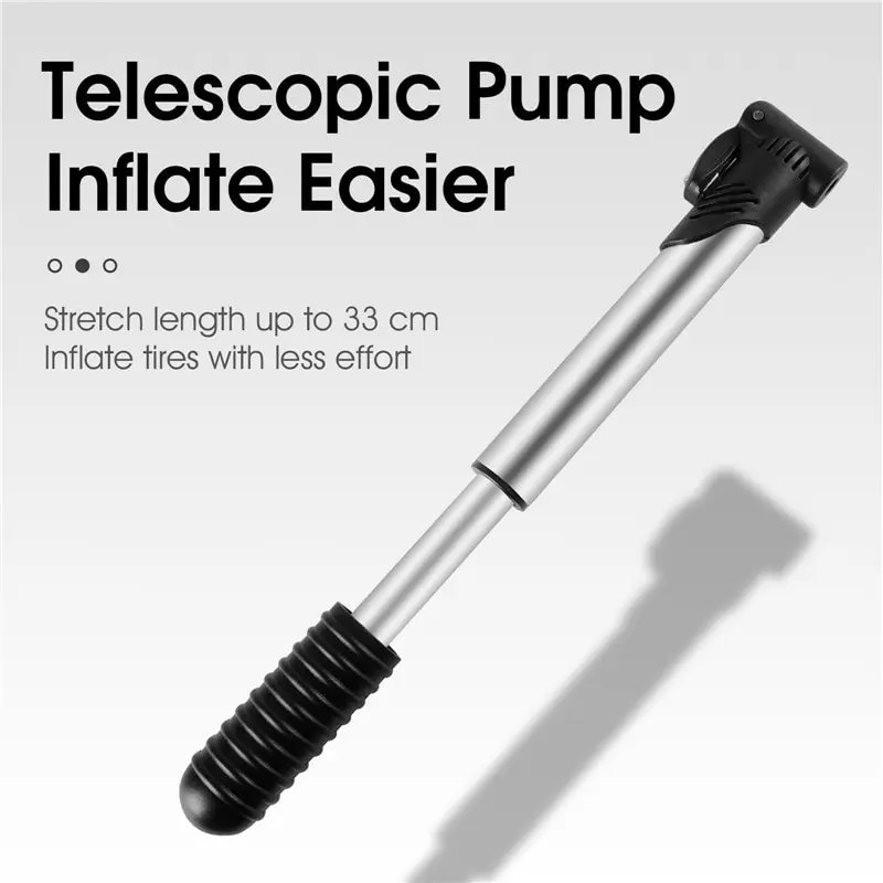 Bicycle Pump Portable Mini Bicycle Pump Cycling Hand Air Pump Ball Tire Inflator Schrader Presta Valve MTB Road Bike Accessories