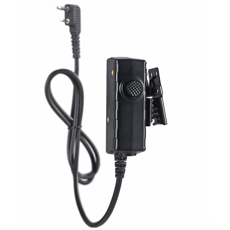 EARMOR Military Shooting Earmuffs PTT Adapter M51 Hunting Tactical Headset PTT Kenwood and AUX Radio Interface Tactical Gear