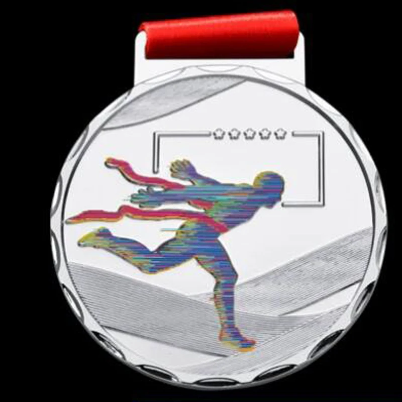 Medaglia di maratona in metallo, personalizzazione creativa, souvenir da competizione di corsa, un premio, decorazione da appendere al collo, 1 pezzo - immagine 4