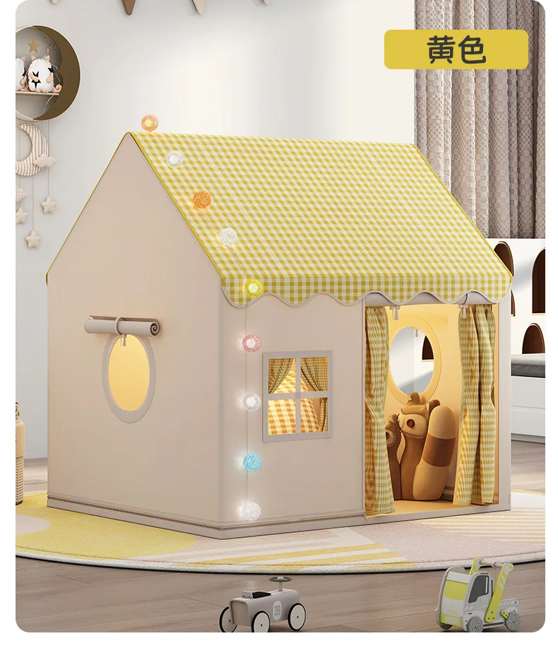 Kid Toys Tipi Tent Princess Girl Castle Play House Children Small House Folding Playtent Baby Tent Chrismas Gift No Light Ball 4