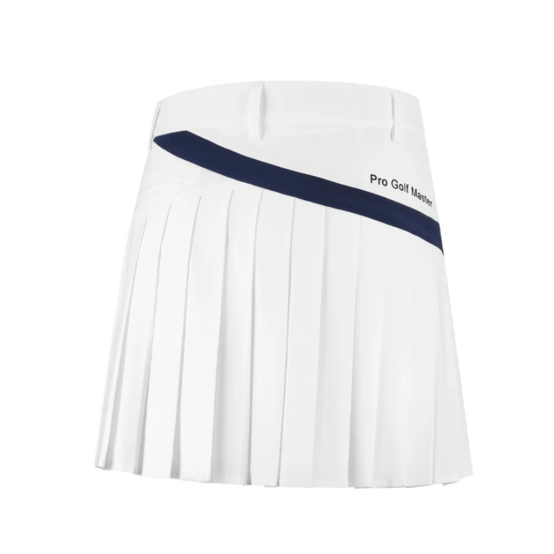 PGM Women's Golf Sports Short Skirt Summer Breathable Underpants Half A-line Pleated Skirt QZ089