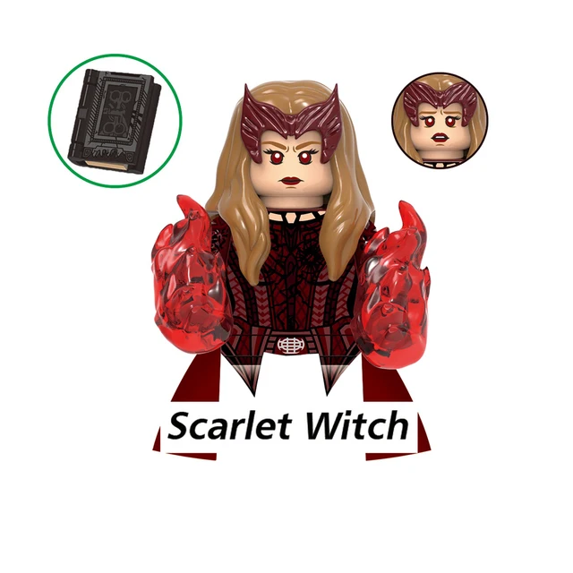 Disney Doctor Strange Scarlet Witch Moon Knight Wong Building Block Dormammu Hulk Ultron Carter Professor X Brick America Chaves O-X1893