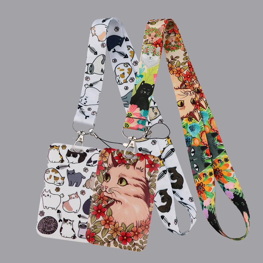 

Novel Neck Strap Lanyards for Keys Chain ID Card Pass Badge Holder Hang Rope Lariat Lanyard Key Gifts Phone Charm Accessories