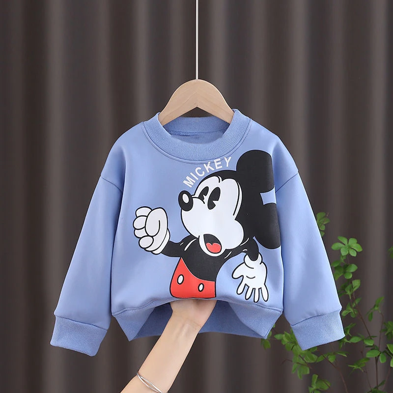 Children's Sweatshirt Mickey Mouse Brand Clothing Baby Boys Girls Long Sleeve Pullover Toddler Sweater Autumn Hoodie Clothes children sweater hooded sweatshirt children hoodie toddler sweatshirt children sweatshirt children top pullover hoodie