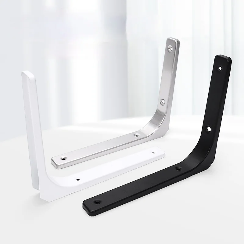 2Pcs Brackets 3-16 inch Decorative Wall mounted Shelf Bracket 304 Stainless Steel Triangular Suppor