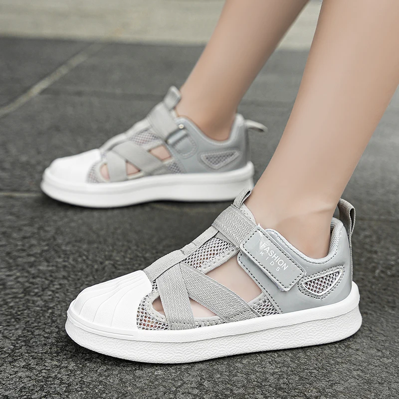 어린이 캐주얼 신발, 가벼운 학생, 통기성 메쉬 신발, 어린이 패션, 청키 스니커즈, 테니스, 5-12 세, 여름