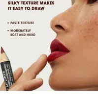 6cps/Set Rozza Velvet Matte Lip Liner,Long-Lasting Waterproof Finish,Non-Fading,Brown,Pink,Purple Shades,Perfect for All Skins 2