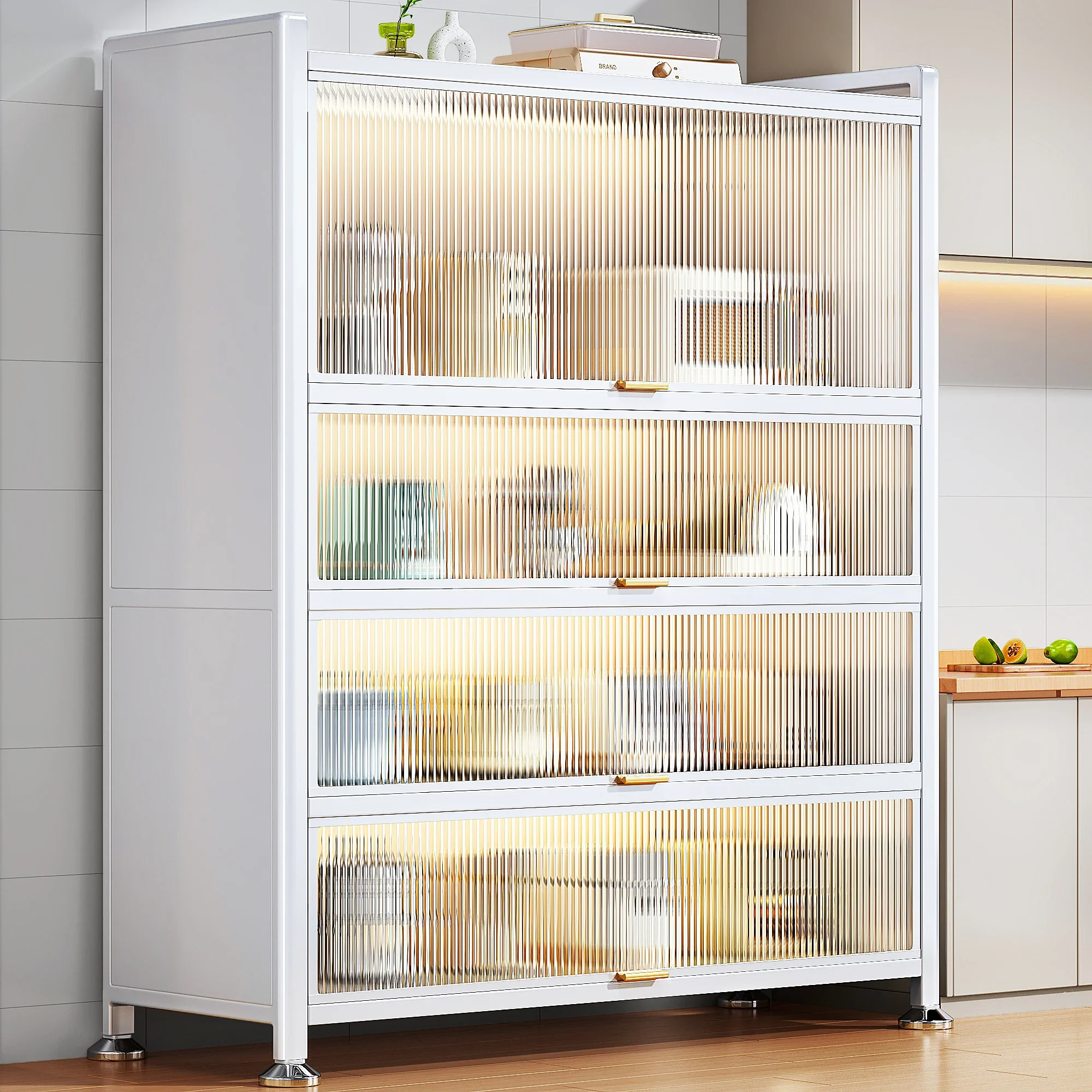Modern Filing Kitchen Cabinets Storage White Nordic Display Sideboard Kitchen Cabinet Closet Luxury Aparador Dining Room Sets