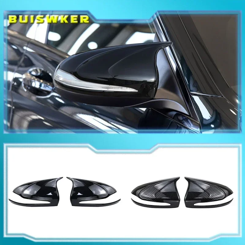 

Carbon Fiber Car Side Rearview Mirror Cover Shell for Mercedes-Benz W205 W213 X253 C E GLC GLA GLB Class