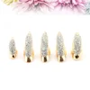 10pcs 3 Sizes Gothic Punk Style False Nail Claw Paw Finger Rings Cosplay Decoration (Golden) Claw ring 6