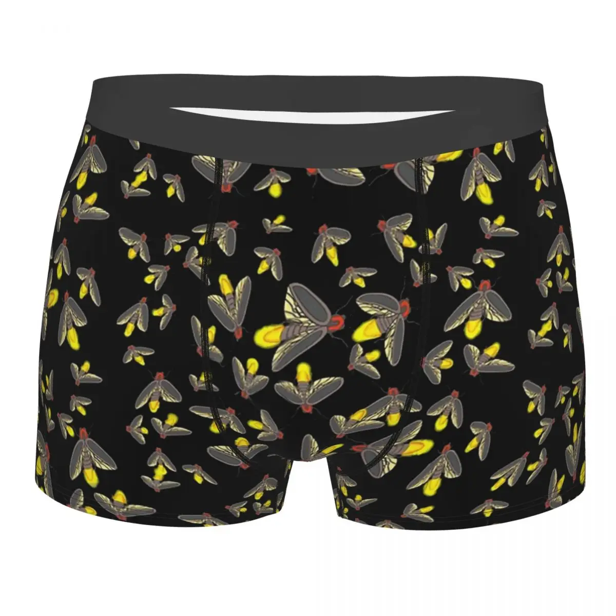 

Fireflies Underpants Homme Panties Male Underwear Print Shorts Boxer Briefs