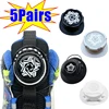 5pair Metal Wire Swivel Automatic Buckle Rope Sneaker ShoeLaces for Kids/Adult No Tie Shoe Laces Quick Lock Shoestrings Sneakers 1