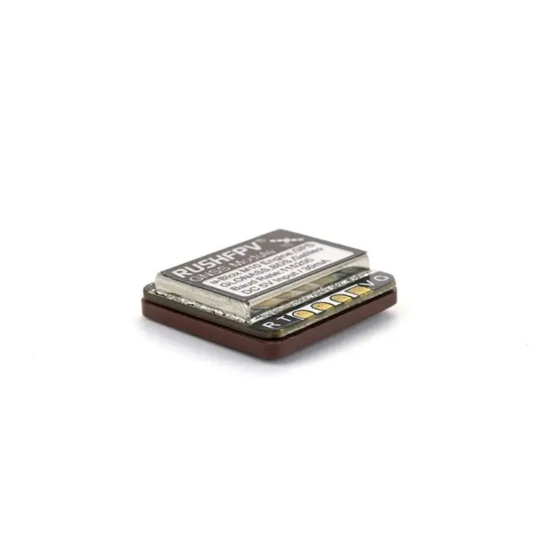 Module GPS GNSS Mini Pro Micro pour boussole électronique, connecté à un câble de démonstration sur une table.