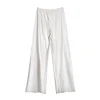 Satin Wide Leg Pants Long Floor Casual Pants Women's Summer 5