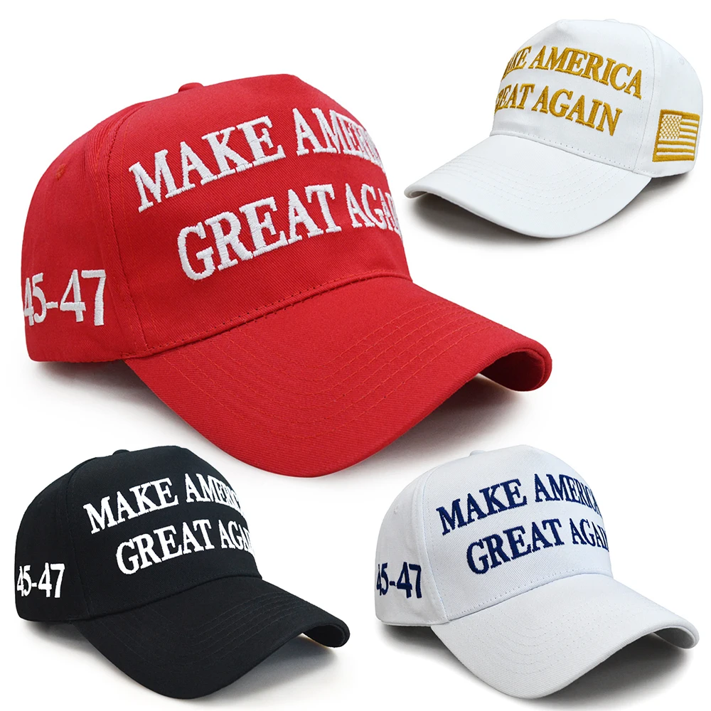 2024 Donald Trump Merchandise MAGA American Trucker Hat Great Again Make America Great Again Slogan USA Flag Baseball Cap 2