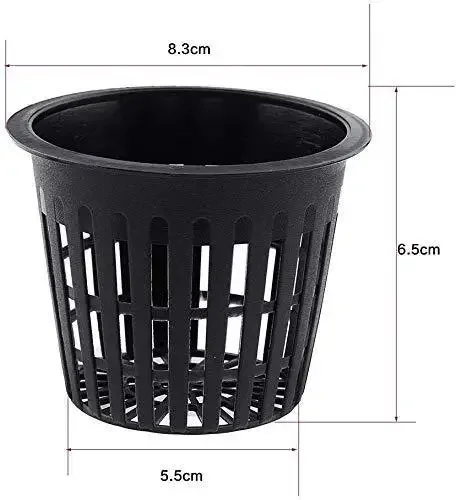 Hydroponic Basket Garden Vegetable Soilless Grow Net Pot Aeroponics Plastic Planting Mesh Pots Plant Nursery Trays