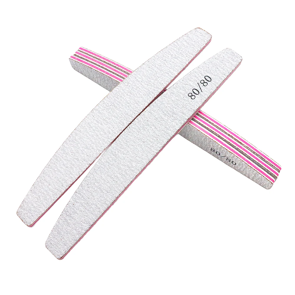 Vibrant 5-Piece Nail File Set - Professional Multi-Grit Manicure Tools