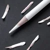 6Pcs Professional Sketch Charcoal Pencil Black/White 4mm Core High-gloss Drawing Sketching Pencil for Art Supplies 6