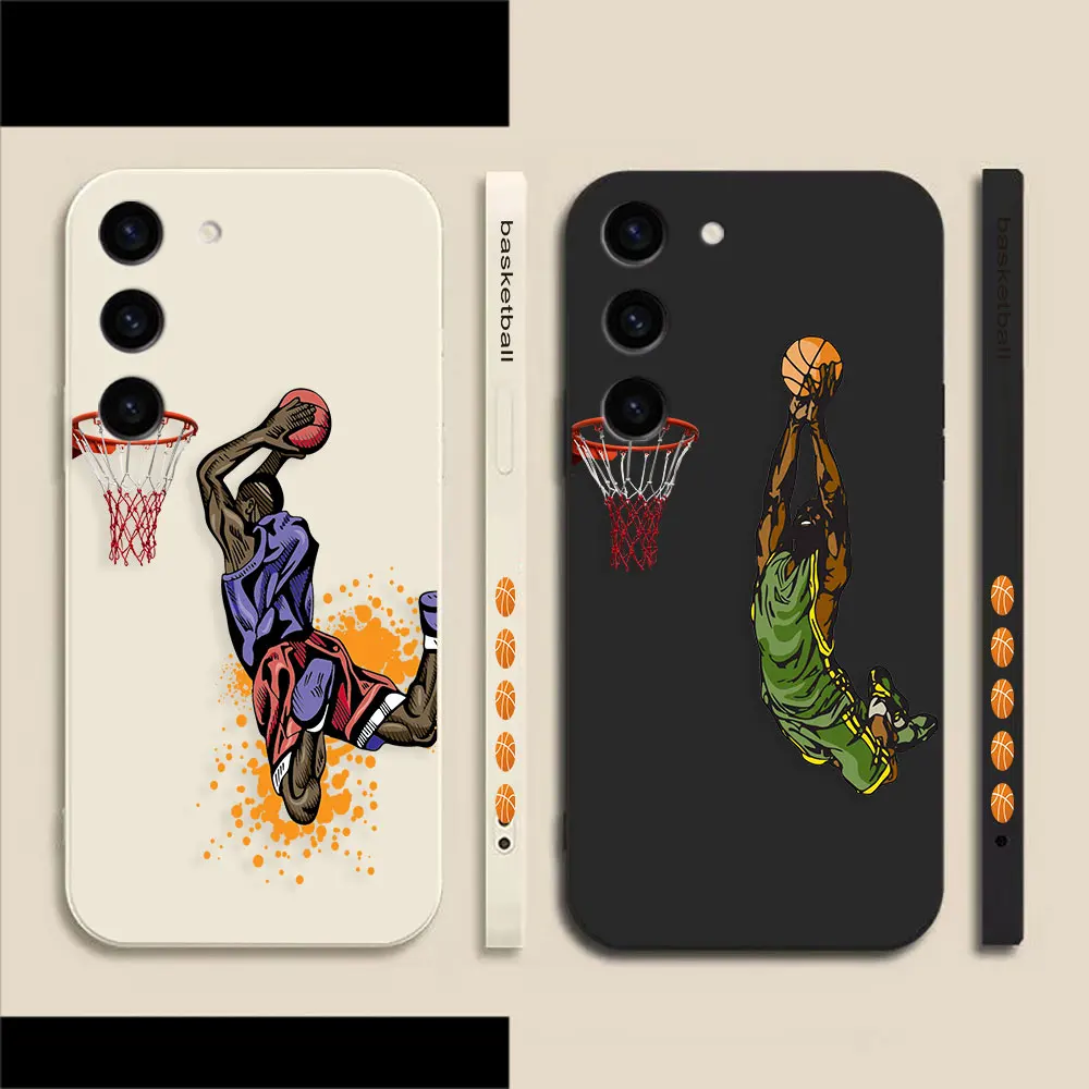 Leaps Dunks Cestini Custodia Per Telefono Per Samsung Galaxy S24 S23 S22 S21 S20 Fe S11 S11E S10 S30 Ultra Plus 4G 5G Custodia Fundas Shell