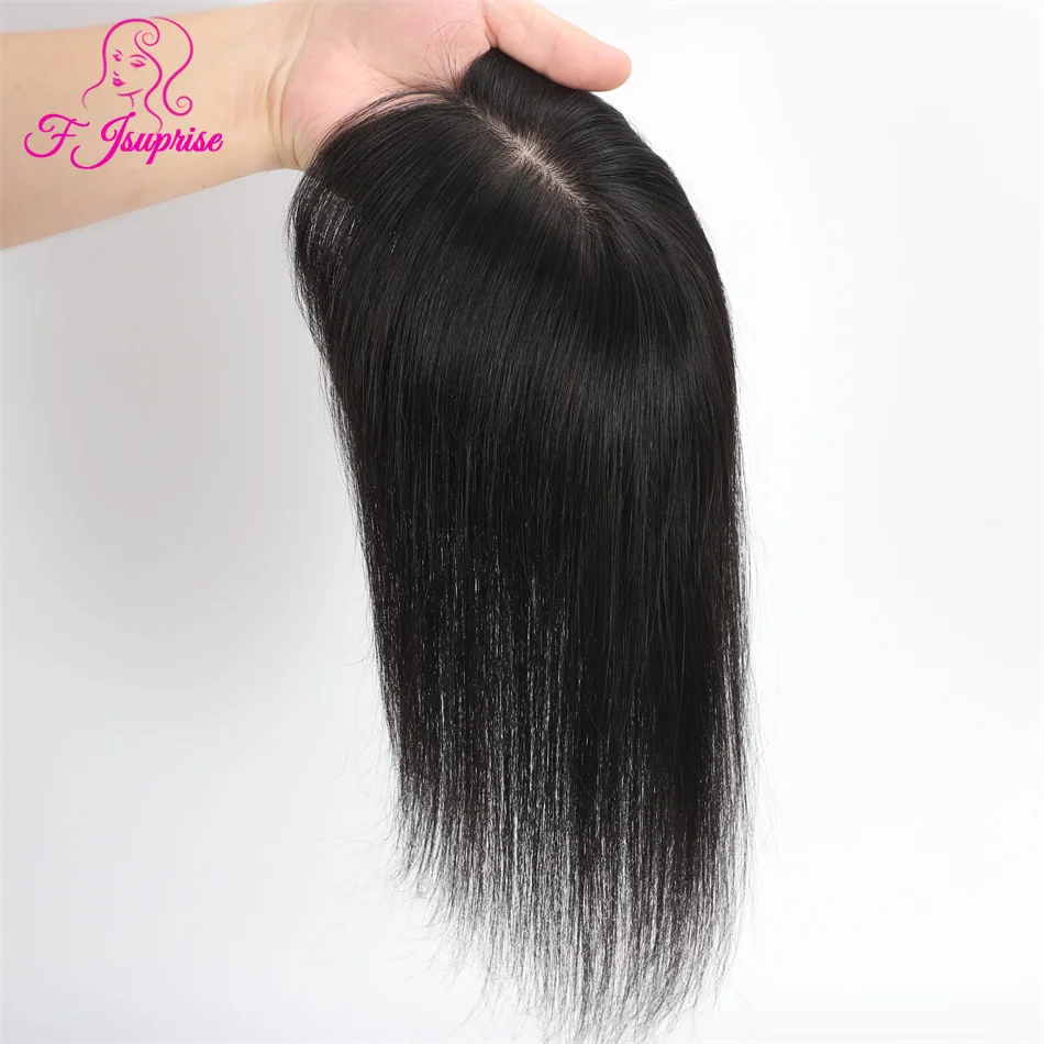 Silk Top Human Hair Closure 5x5 Silk Base Lace Closure Brazilian Straight Human Hair Closures Pre Plucked Natural Color Hairline