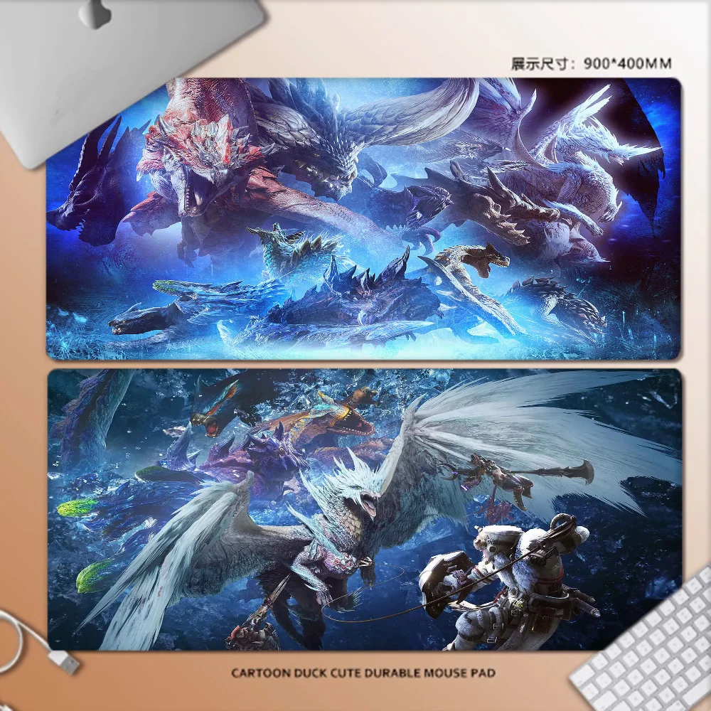 Monster Hunter Extra Large PC Gaming Mouse Pad Gamer Desk Mats Keyboard Pad Mause Pad Muismat 2