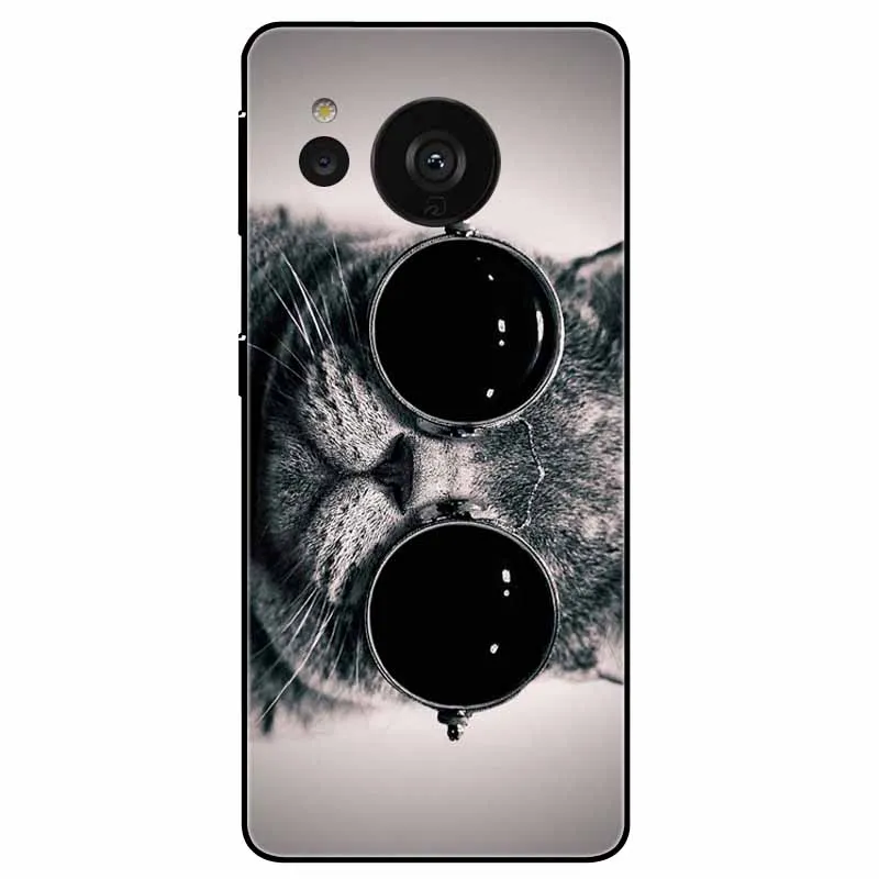Elegant Black Lion Cats Silicone TPU Protective Case