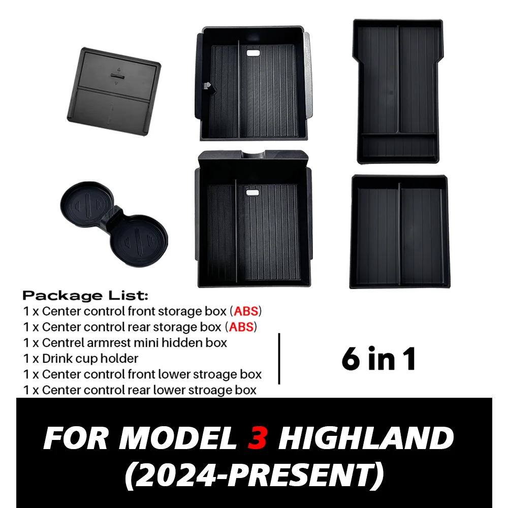 ل تسلا نموذج 3 هايلاند 2024 وحدة التحكم مسند الذرا...