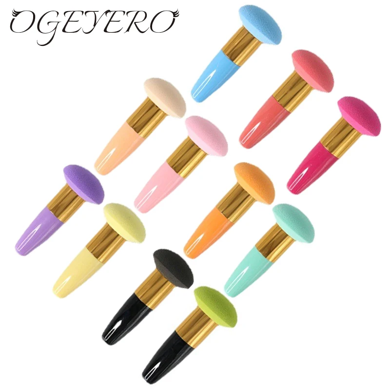 1PC  Mushroom Head Foundation Powder Sponge Beauty Cosmetic Puff Liquid Cream Face Make Up Brushes Cosmetic Stick Beauty Tools 2
