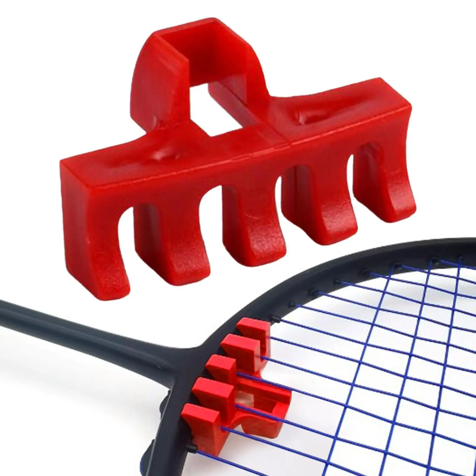 Badminton Stringing Racquet Load Spreader Protector Lightweight Maintenance Silicone Flexible Racket High Pounds Load Adapter Badminton Stringing Racquet Load Spreader Protector Lightweight Maintenance Silicone Flexible Racket High Pounds Load Adapter