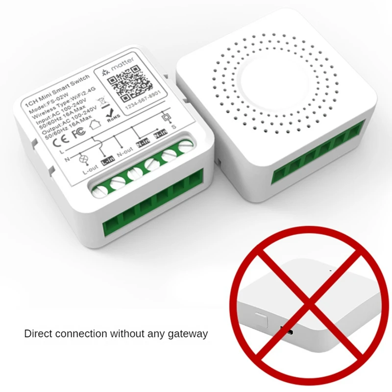 

Умный переключатель с Wi-Fi, 16 А