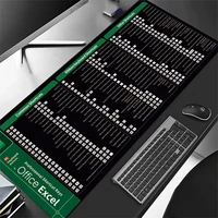 For Excel Common Shortcuts Large Professional Shortcut Keys Mouse Pad Desk Mat Office Software Keyboard Mousepad Y2K Cheat Sheet 1