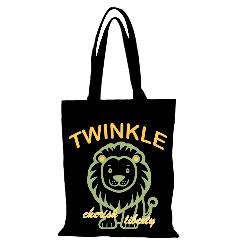 Shopper-Tasche, niedliche Canvas-Einkaufstasche, Freizeit-Damenhandtasche, neue Handtaschen, Stofftaschen, umweltfreundlich, Einkaufen, Strand, Schulter, faltbar, Dame – Detail 8