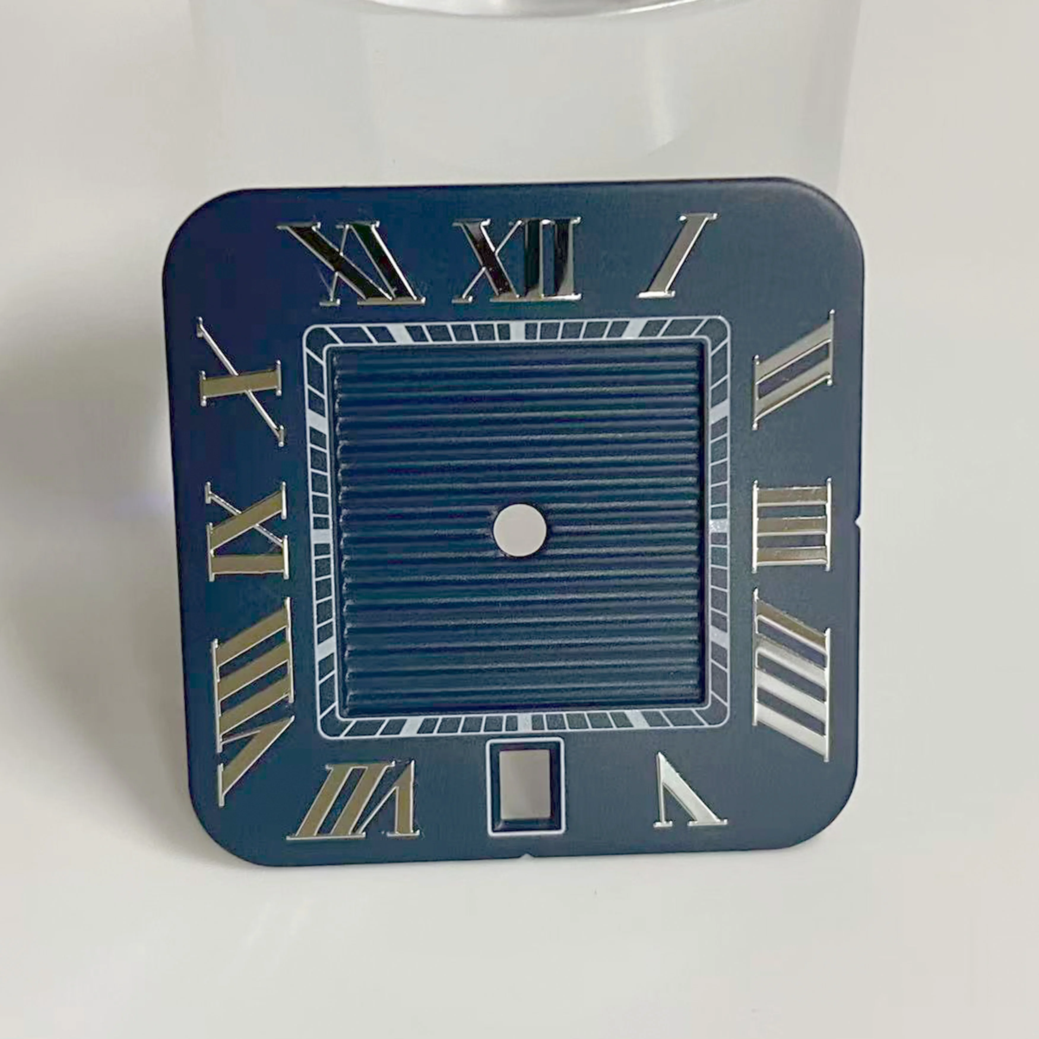 Enhance your product title with a focus on its key features and aesthetics:

27mm Square Multicolor Custom Dial for Automatic Watch Movements
