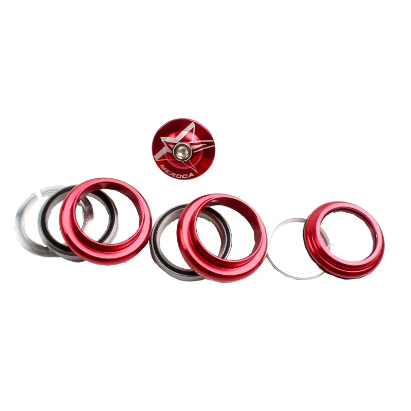 Mountain Bike Headset Mtb Tapered Headset Bicycle Steering Bearings 44mm Integrated Head Set Steering Box 1 1/8 Cycling bicycle headset