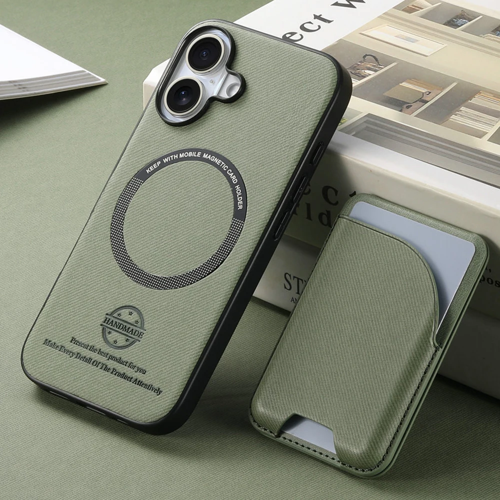 Luxury Leather Card Magnet Case - Detachable Design for Edge 60 Stylus Fusion 5G