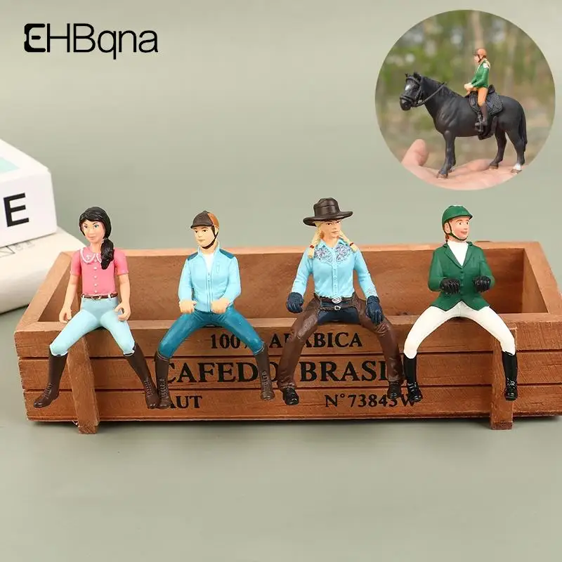 

Germany Equestrian Supplies Competition Competitive Jockey Saddle Rider Farm Horse Decoration Model Simulation Toys