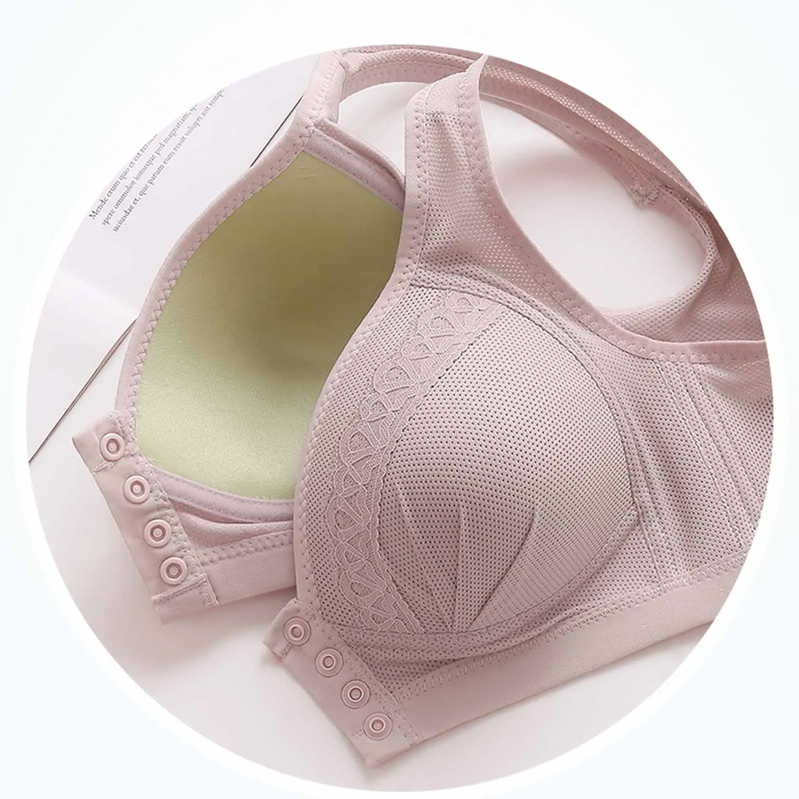 New Front Open Nursing Bra Maternity Cotton Breastfeeding Pregnant Women Bralette Wire Free Maternal Underwear Lactation Clothes 5